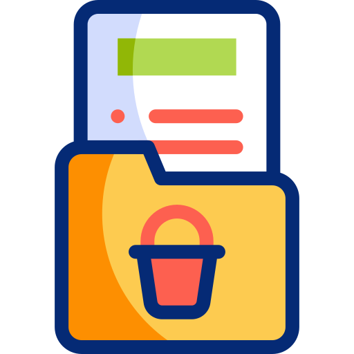 bucket-liste Basic Accent Lineal Color icon