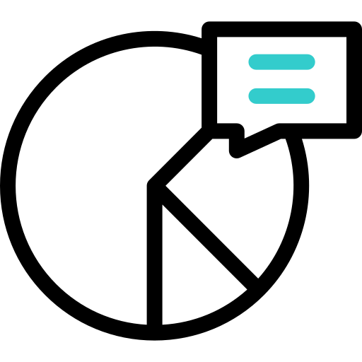 Круговая диаграмма Basic Accent Outline иконка