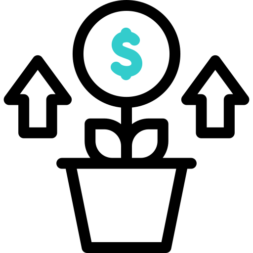 お金を植える Basic Accent Outline icon
