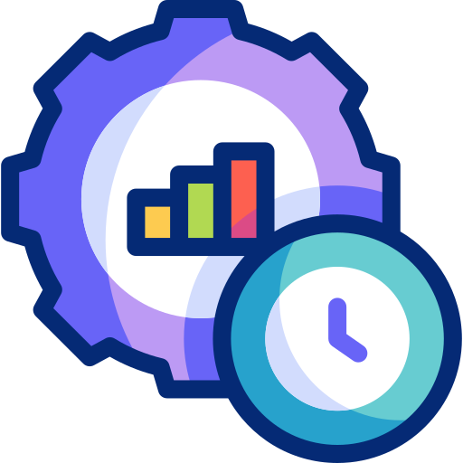 Analytics Basic Accent Lineal Color icon