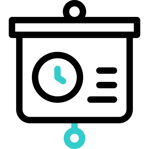 시간 관리 Basic Accent Outline icon