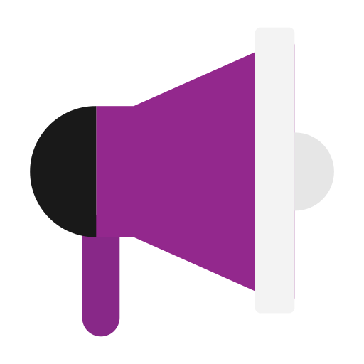 Megaphone Generic color fill icon