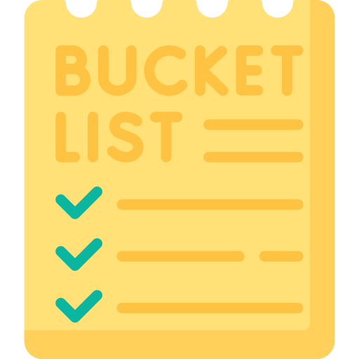 Bucket list Special Flat icon