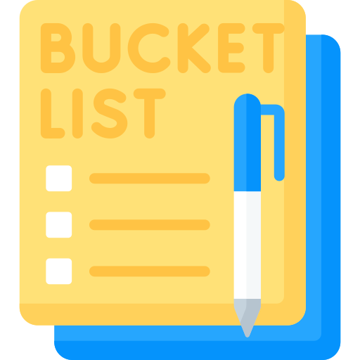 Bucket list Special Flat icon
