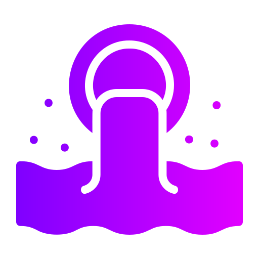 廃水 Generic gradient fill icon