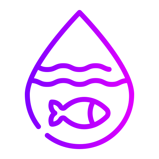 海の生物 Generic gradient outline icon