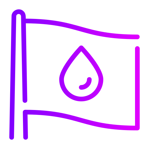 waterdag Generic gradient outline icoon