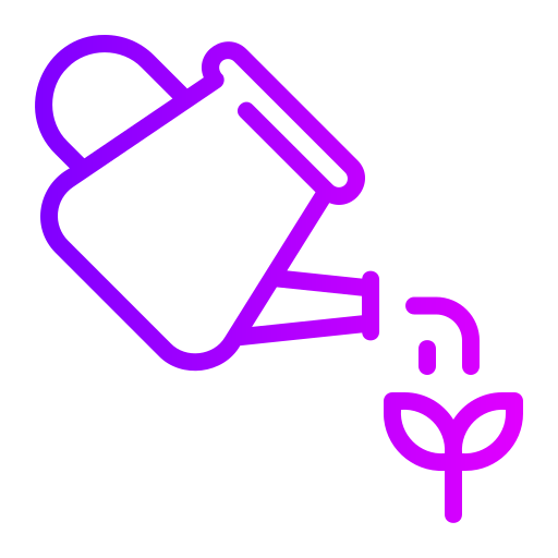 물 뿌리개 Generic gradient outline icon