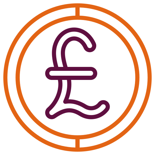 Pound Generic color outline icon