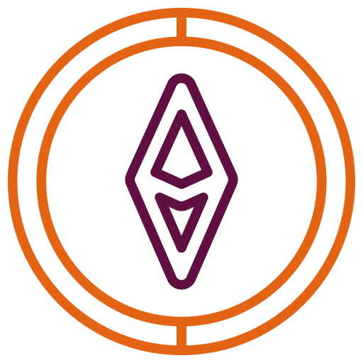 Ethereum Generic color outline icon