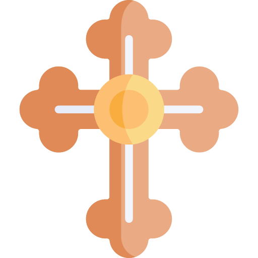 십자가 Kawaii Flat icon
