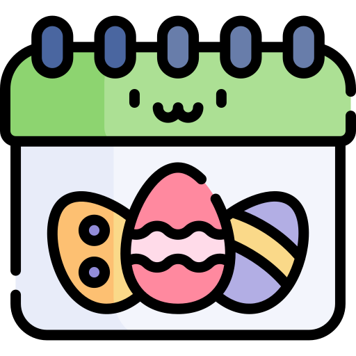 Easter day Kawaii Lineal color icon