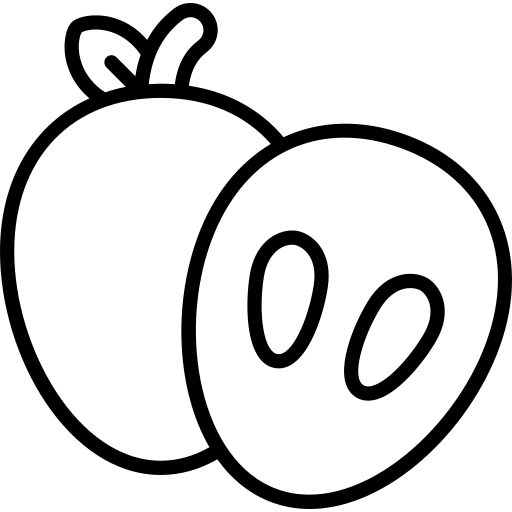 사포딜라 Generic black outline icon