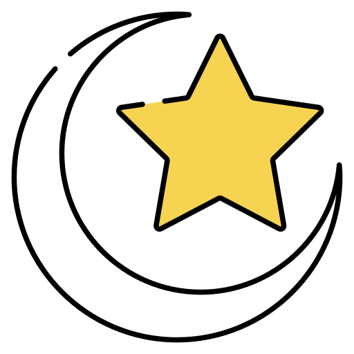 Moon and star Generic color lineal-color icon