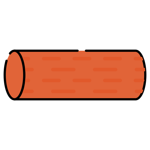 Wood log Generic color lineal-color icon