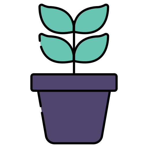 pianta in vaso Generic color lineal-color icona