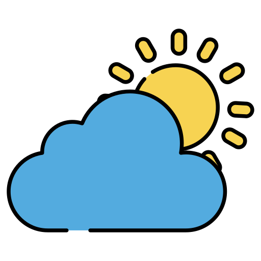 Partly sunny Generic color lineal-color icon
