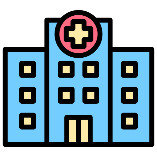 edifício hospitalar Generic color lineal-color Ícone