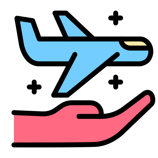 assicurazione sul volo Generic color lineal-color icona