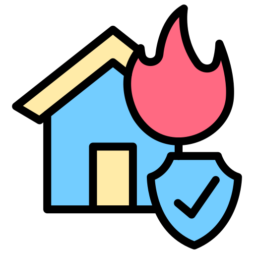 住宅保険 Generic color lineal-color icon