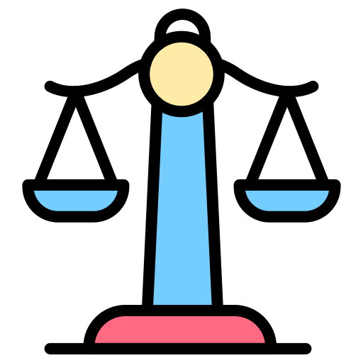 Шкала правосудия Generic color lineal-color иконка