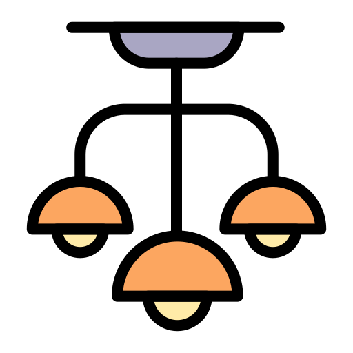 シャンデリア Generic color lineal-color icon
