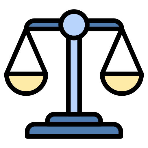 Justice scale Generic color lineal-color icon