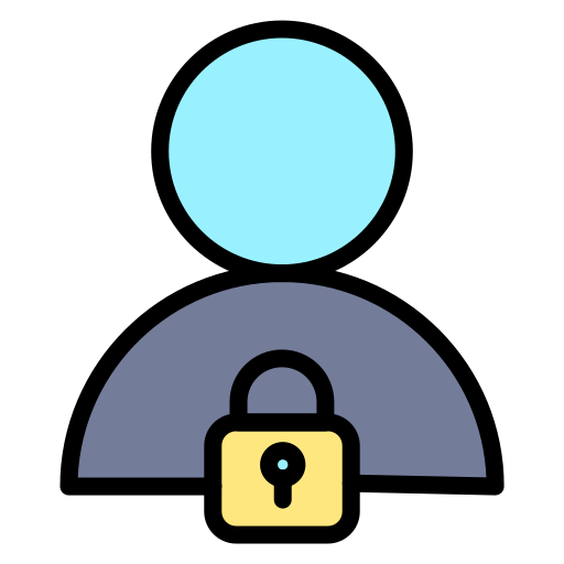 User lock Generic color lineal-color icon