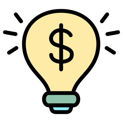 lampadina del dollaro Generic color lineal-color icona