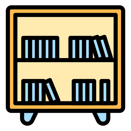 libreria Generic color lineal-color icona