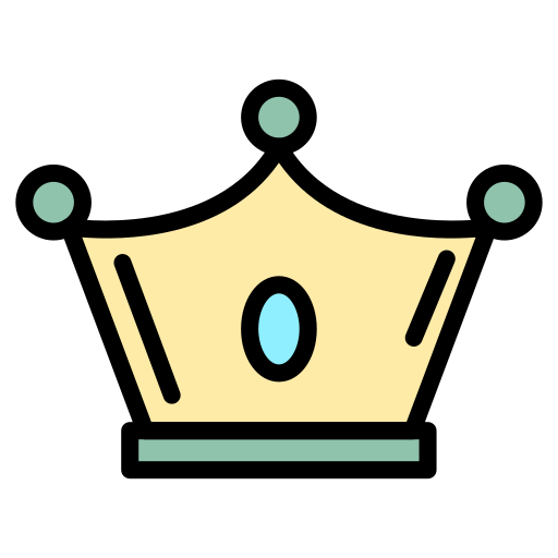 King crown Generic color lineal-color icon