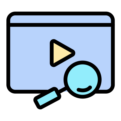 ビデオ検索 Generic color lineal-color icon