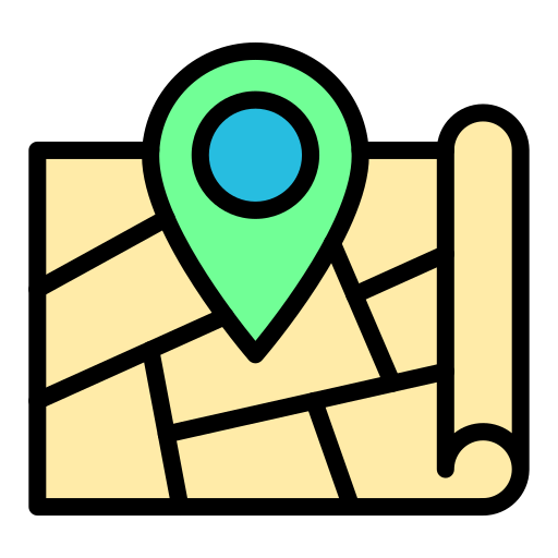 Map pointer Generic color lineal-color icon
