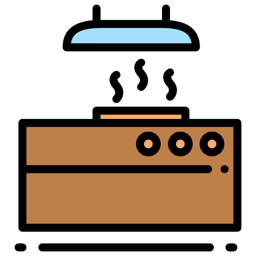 kuchenka Generic color lineal-color ikona