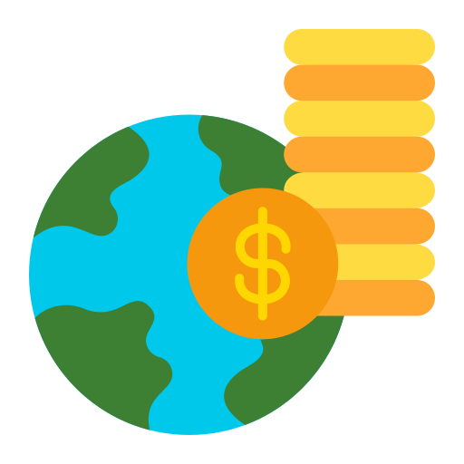 finanziario mondiale Generic color fill icona