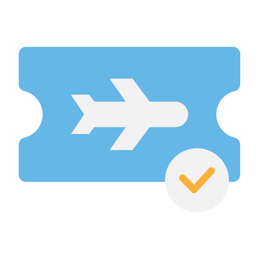 flugzeugticket Generic color fill icon