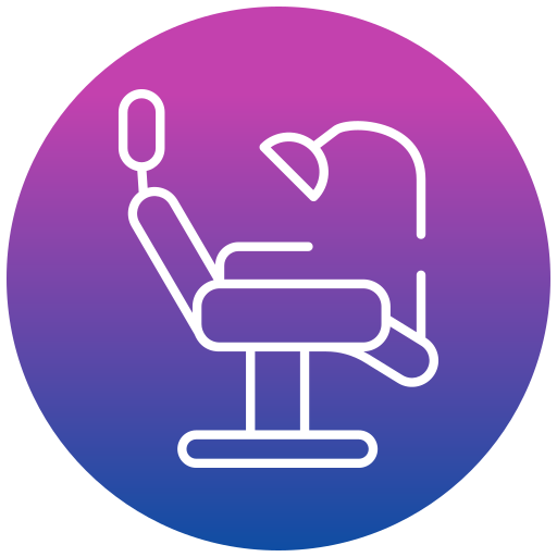 tandarts stoel Generic gradient fill icoon