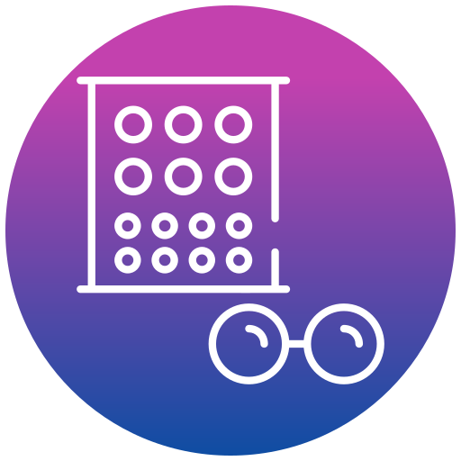 Eye test Generic gradient fill icon