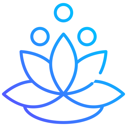 瞑想 Generic gradient outline icon