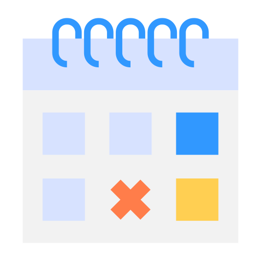 kalender Generic color fill icon