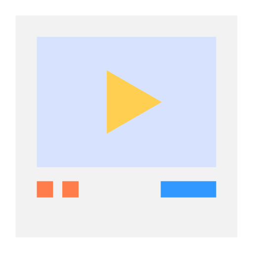 videoplayer Generic color fill icon