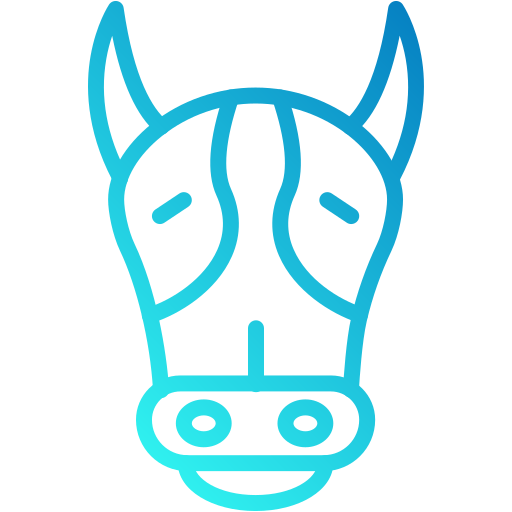 vaca Generic gradient outline icono