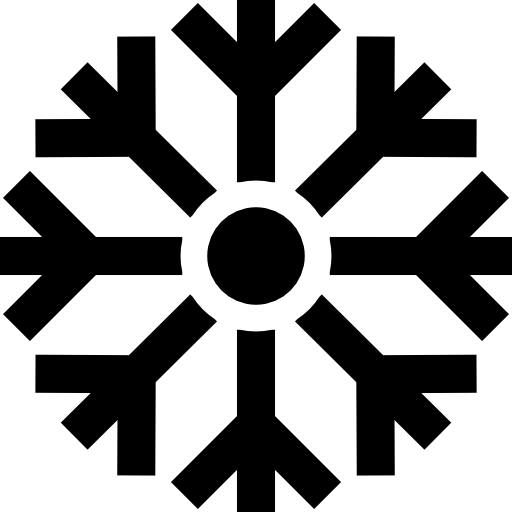 wielki płatek śniegu  ikona