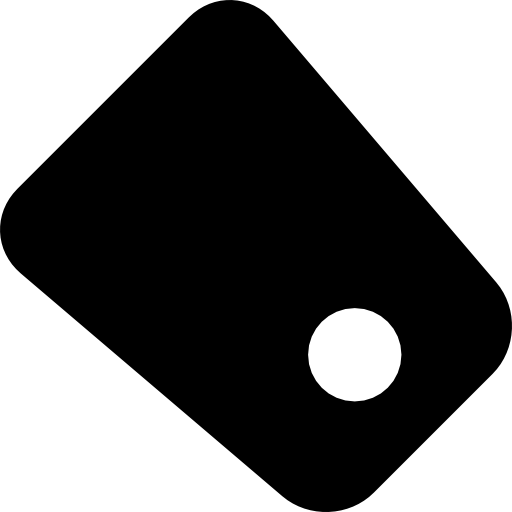 Black tag  icon