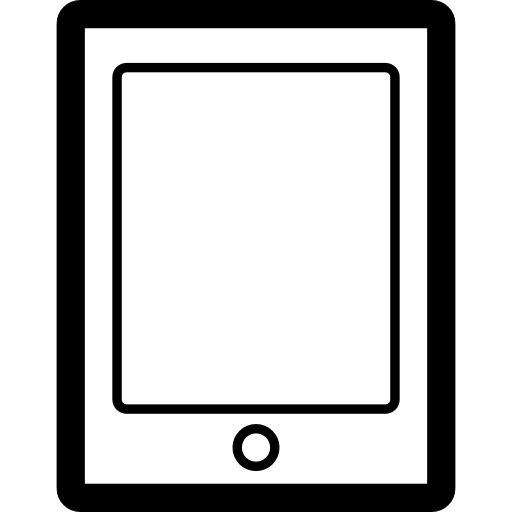 moderne tablet-apparaat  icoon