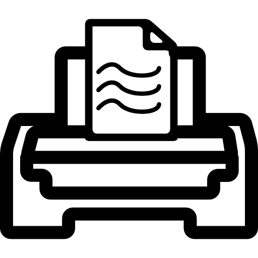 impressora de computador  Ícone