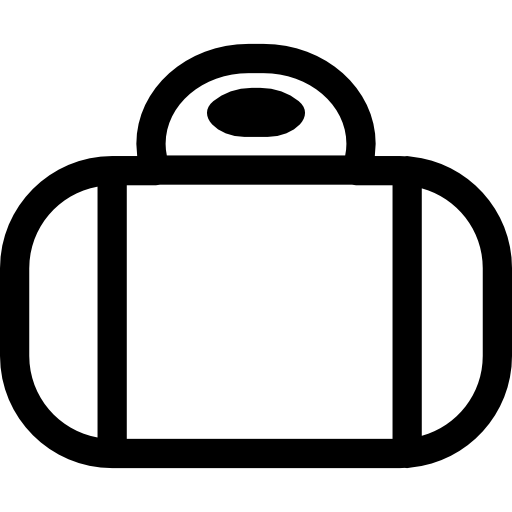 Luggage with handle  icon