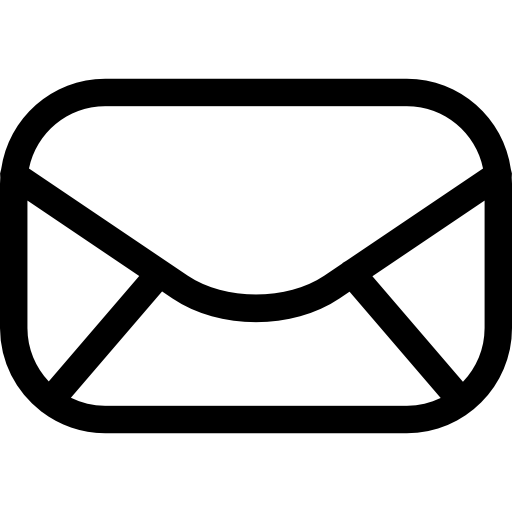 Rounded envelope  icon