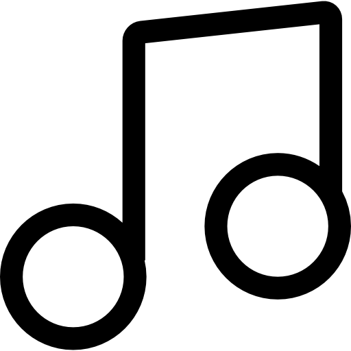 muzieknoot symbool  icoon