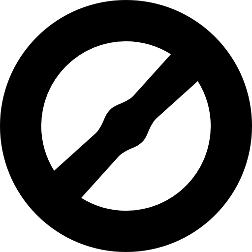 zakazany znak  ikona